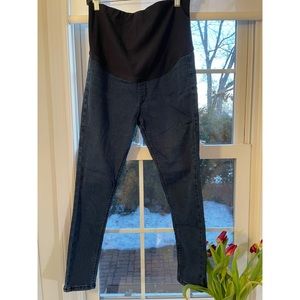 Topshop maternity ankle jeans in blue wash